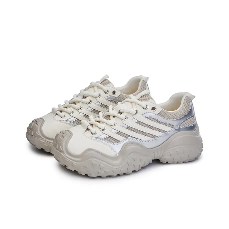 Zdwo Cushioning Breathable Low Top Chunky Sneakers Women's-6