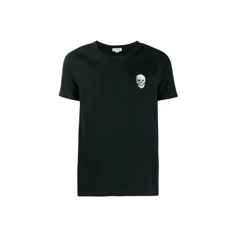 Alexander McQueen T Shirts Men Black-0