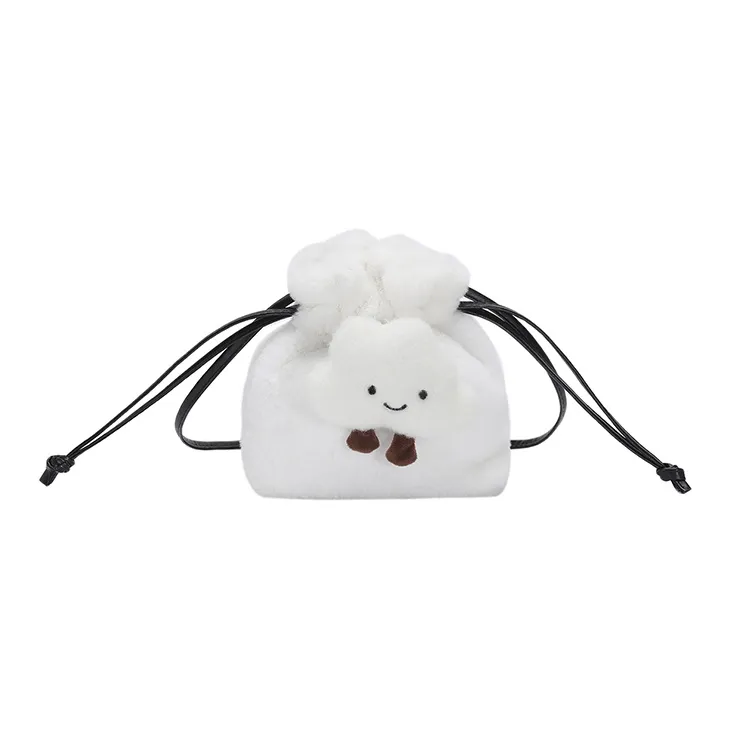 Meow In The Grass Plush Shoulder Bag, Crossbody Bag Women's Multicolor-0
