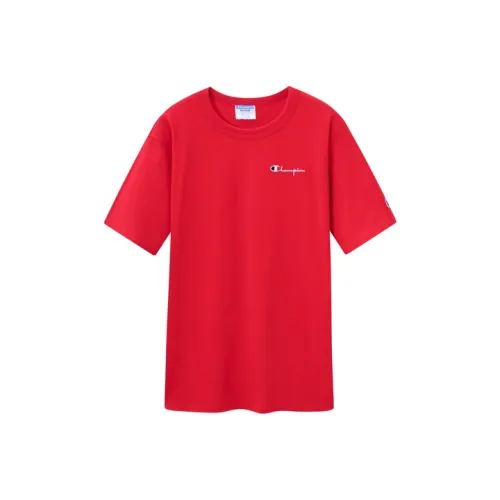 Champion T Shirt Unisex Red US Version