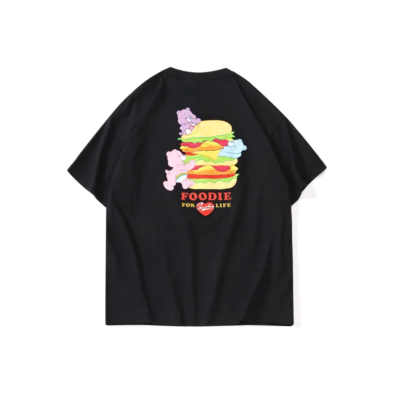 Carebears X Guuka T-Shirts Unisex Black-0