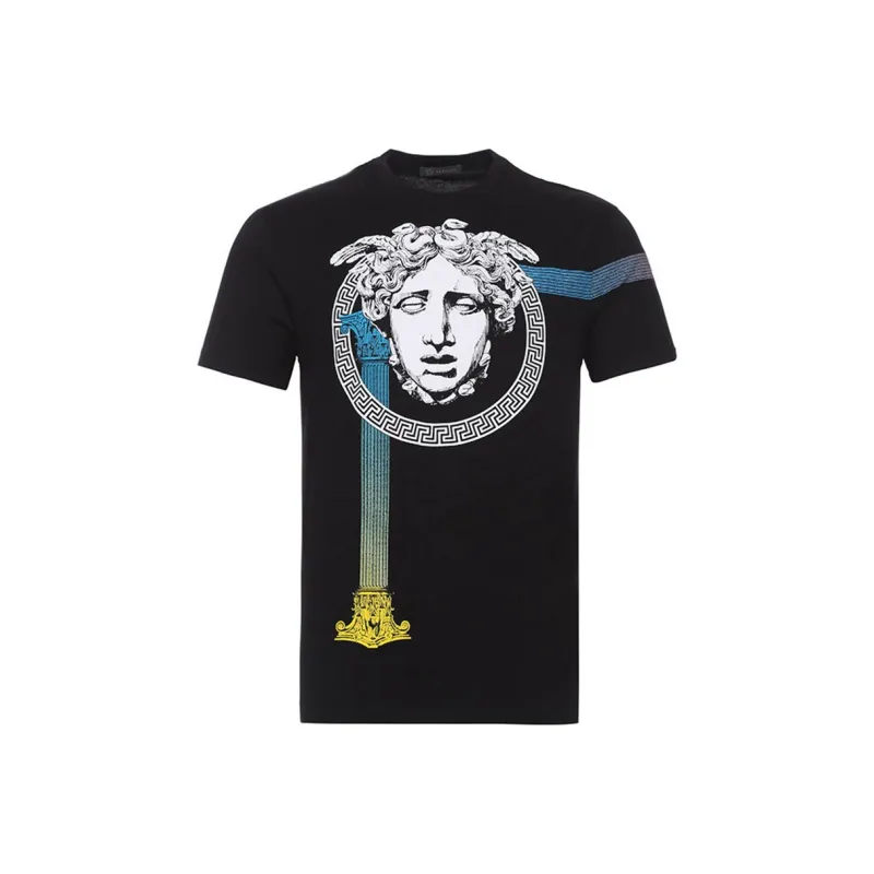 VERSACE T Shirts Men Black-0