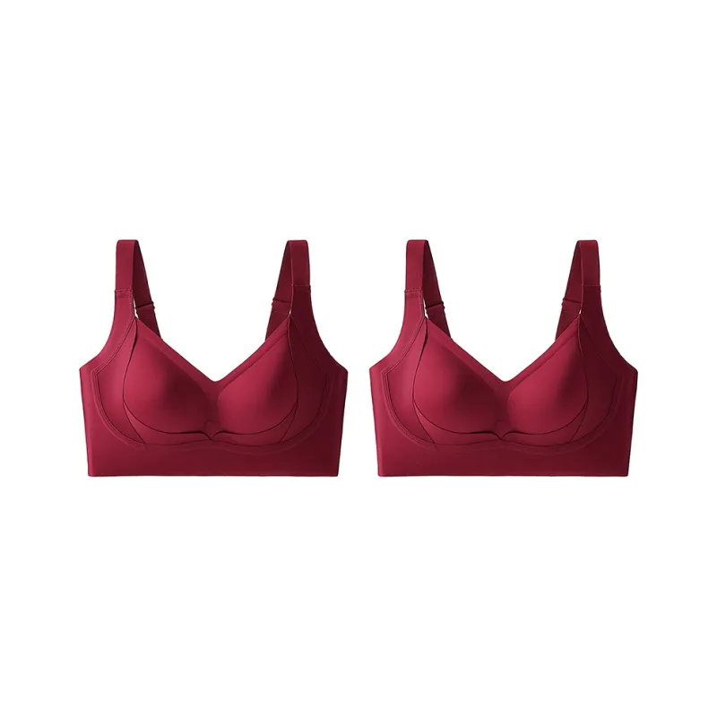 2323 Bra Women's 2 Pack Ancora Red-0