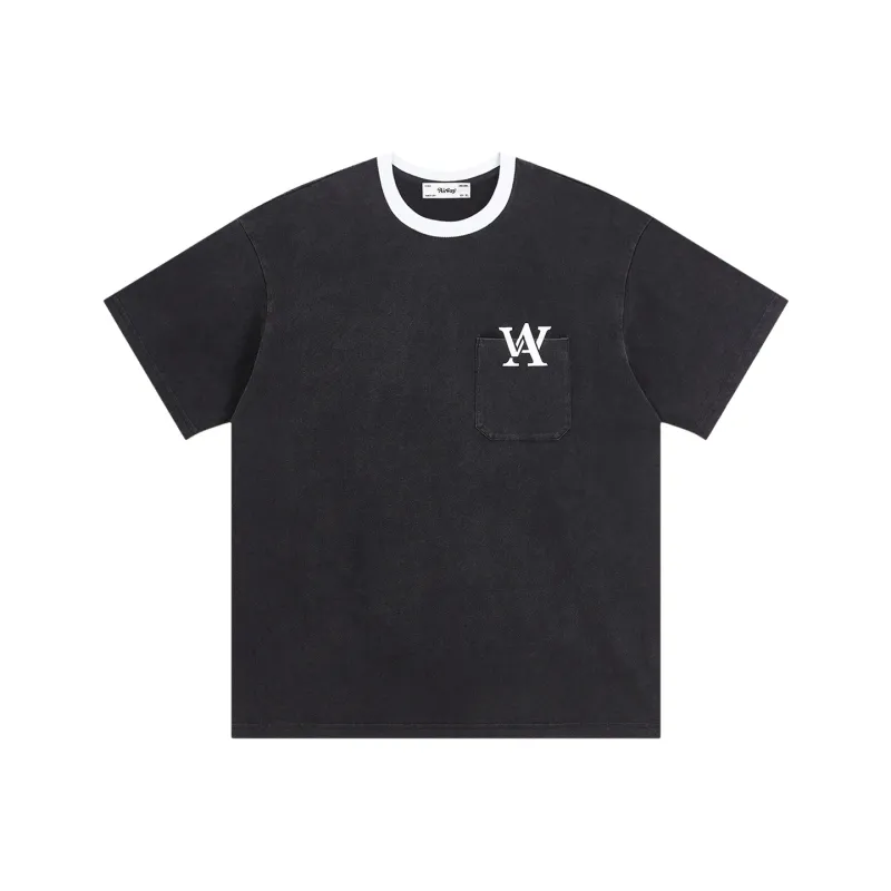 AIRWAY Straight T-Shirt Unisex Black-0
