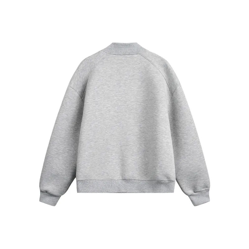 GROGNAK Baseball Jacket Unisex Gray-1