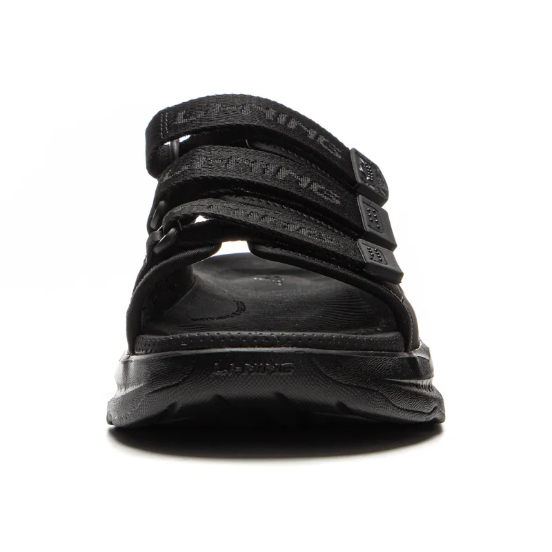 LiNing SOFT COCA Beach Sandals Unisex Black-4