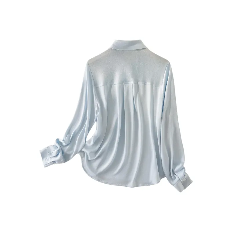 IHIMI Shirts Women's Light Blue-2