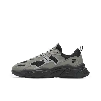 FILA Mars 2 Anti Slip Wear Resistant Breathable Coverage Low Top Running Shoes Men's Black Green
