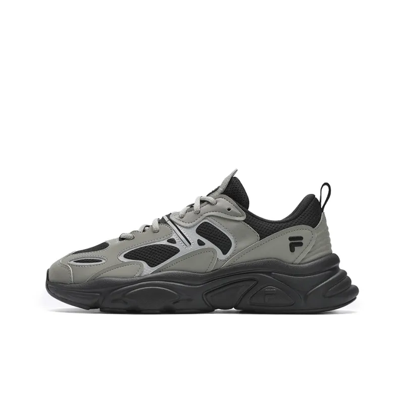 FILA Mars 2 Slip Resistant, Abrasion Resistant, Breathable Coverage Low Top Running Shoes Men's Black Green-0