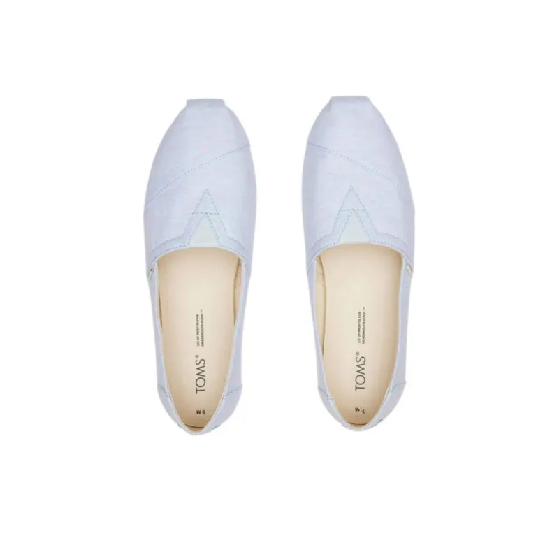 Toms ALPARGATA Casual Single Shoes Women's Blue-4