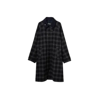 BARBOUR Coats Men Blue Gray