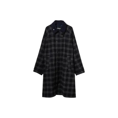 BARBOUR Coats Men Blue Gray