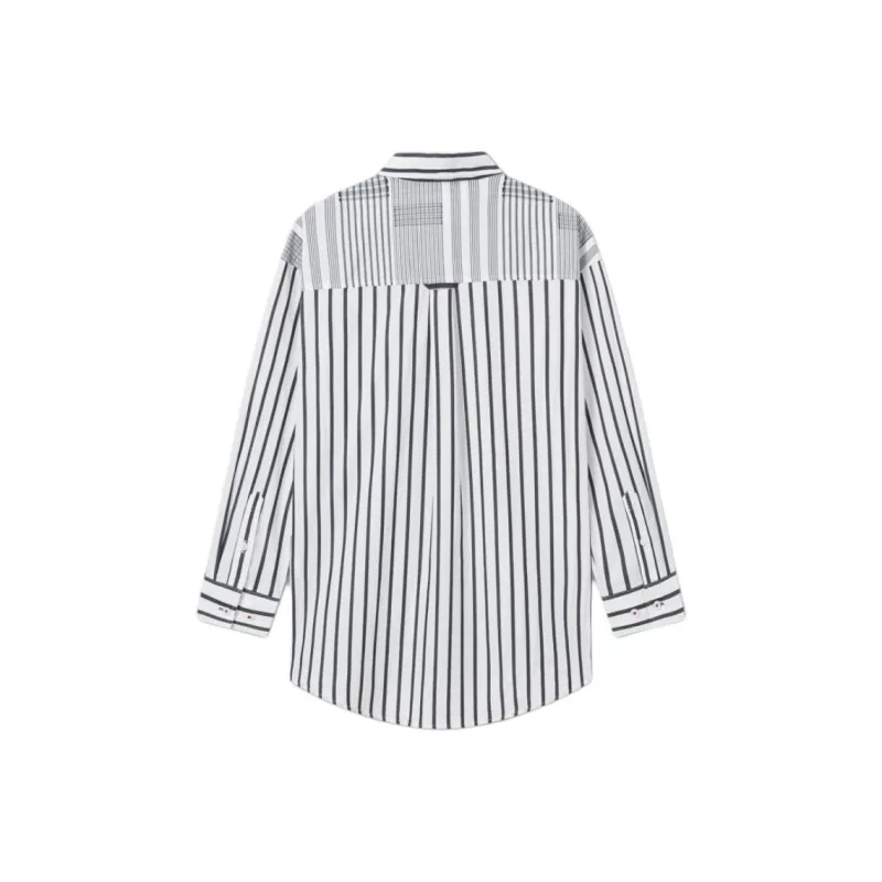 Levis Shirts Men Black White-1