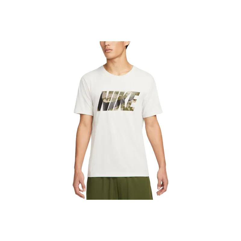 Nike T Shirts Men White-0