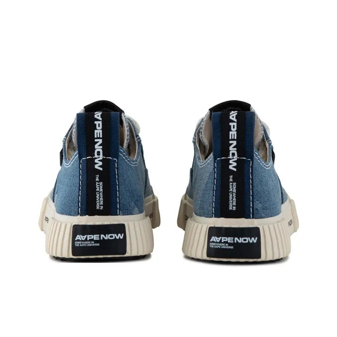 Aape Low Top Canvas Shoes Unisex Blue-2