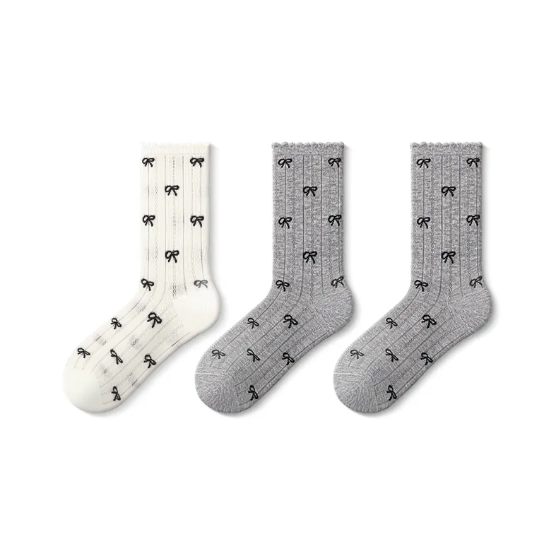 JKN Mid Calf Socks Women's Combo Set-5
