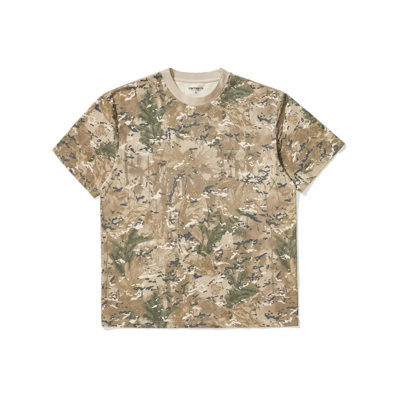 Carhartt WIP T-Shirts Men Green Camouflage-0