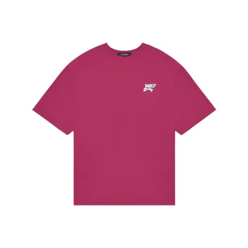 WE11DONE T Shirts Unisex Hot Pink