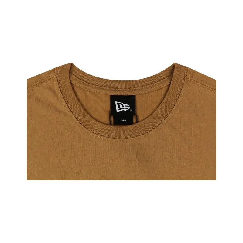 New Era SS22 T Shirt Unisex Ginger Yellow-2