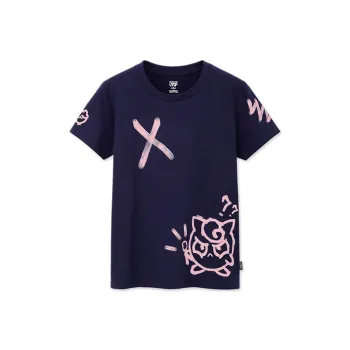 UNIQLO x POKEMON/ T-Shirt Women's Navy Blue