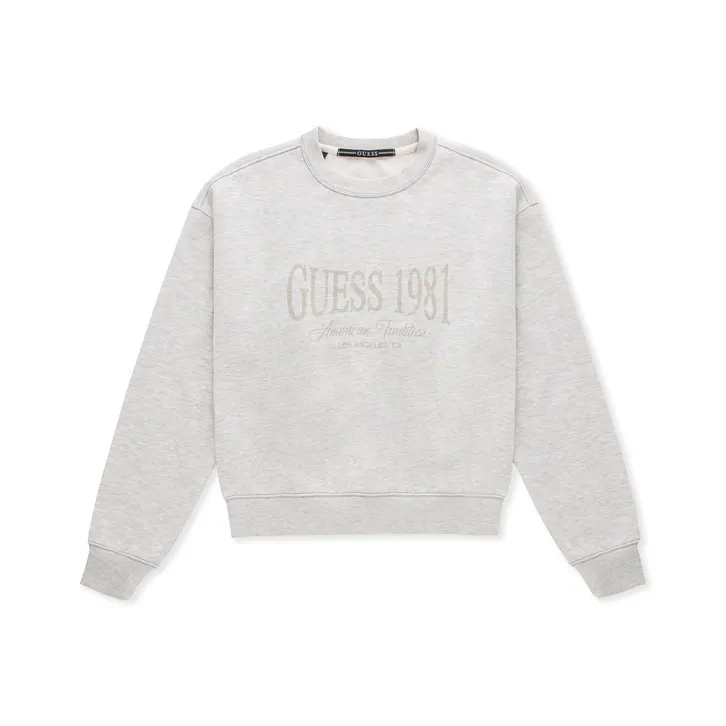 GUESS Sweatshirt Women's OTM Gray White-1