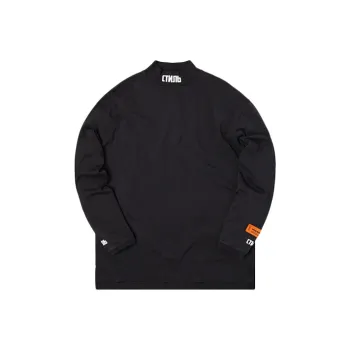 HERON PRESTON Ctnmb Mock Neck Longsleeve T Shirt
