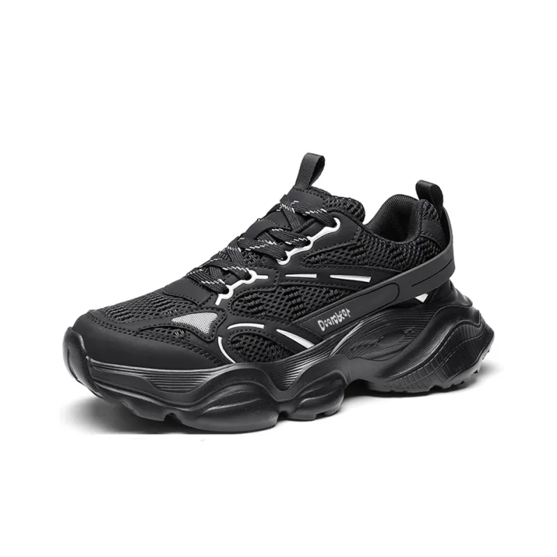 Budding Bear Anti Slip Wear Resistant Breathable Lightweight Height Increasing Low Top Chunky Sneakers Men's Box-36