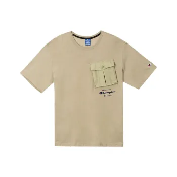 Champion Straight T-Shirt Unisex Khaki