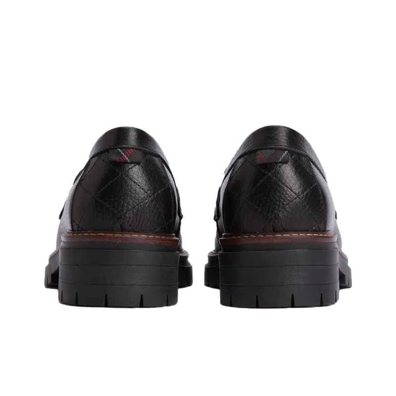 BARBOUR Maddie Loafers Women's Black-3