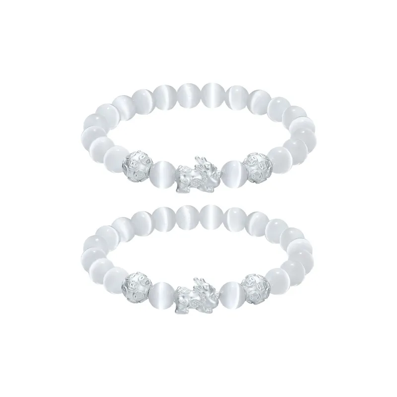 Century Edge Jewelry Glass Cat Eye Bracelets Unisex-9