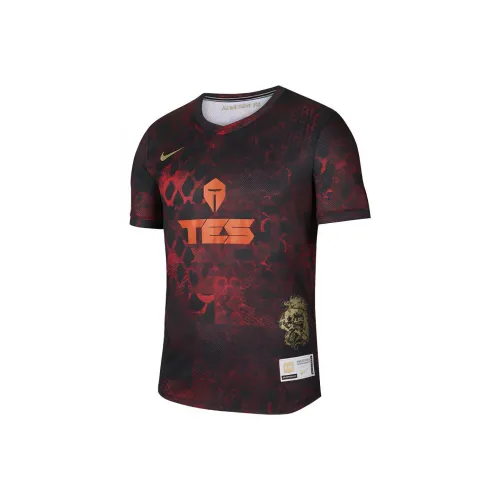 Nike x LPL T Shirt Men's Gym Red