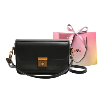 Yalu PU Shoulder Bag Crossbody Bag Regular Women's Black/White/Brown/Gray/Khaki/Green