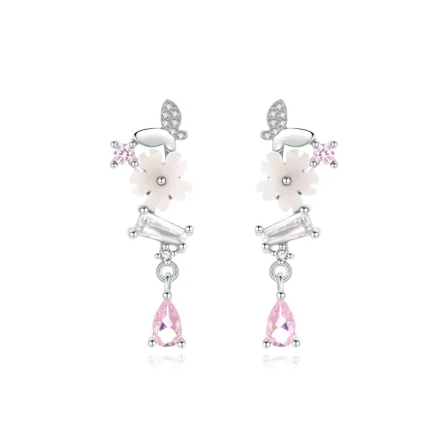 Branded Jewelry S925 Silver Earrings Women's