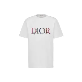 DIOR Floral Logo T shirt