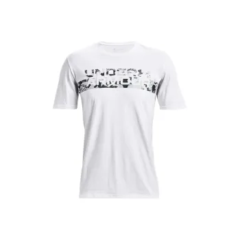 Under Armour Camo Chest T Shirt Men's White