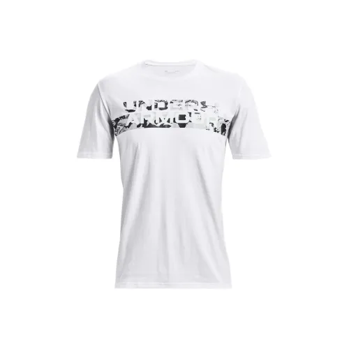 Under Armour Camo Chest T Shirt Men's White