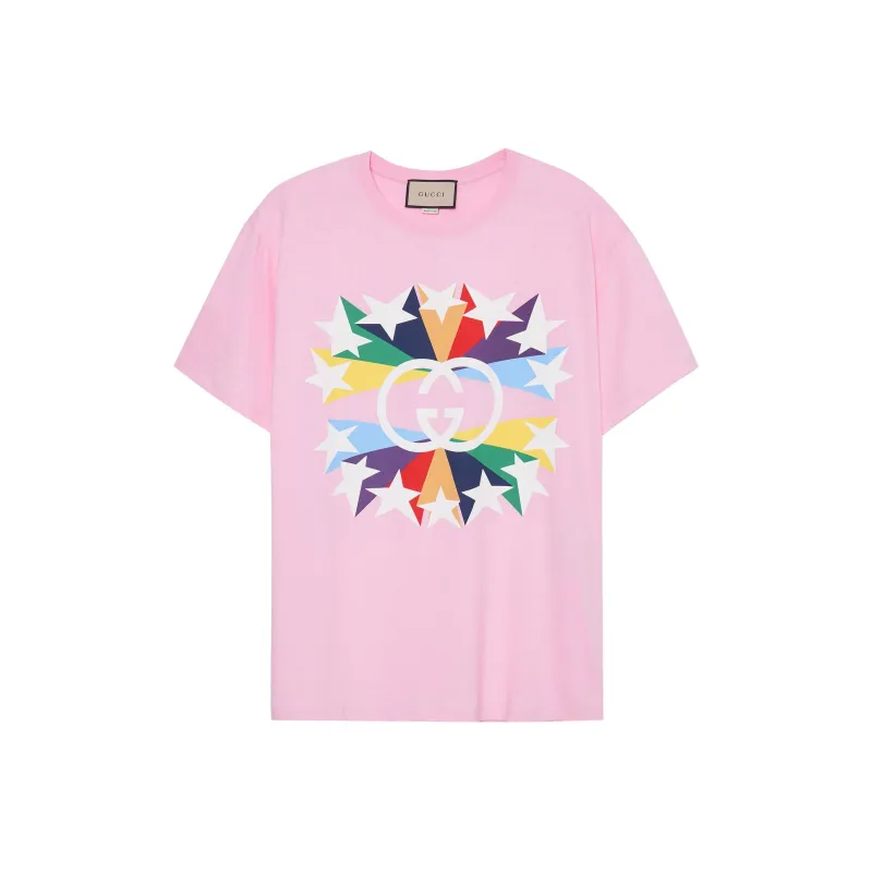 GUCCI T Shirts Men Pink-0