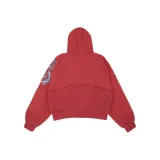 Khrisjoy Kids logo-print quilted jacket Nude