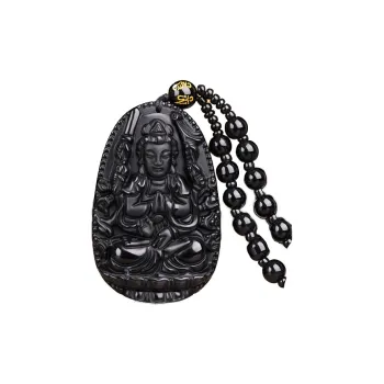 GUDUD Obsidian Necklaces Unisex