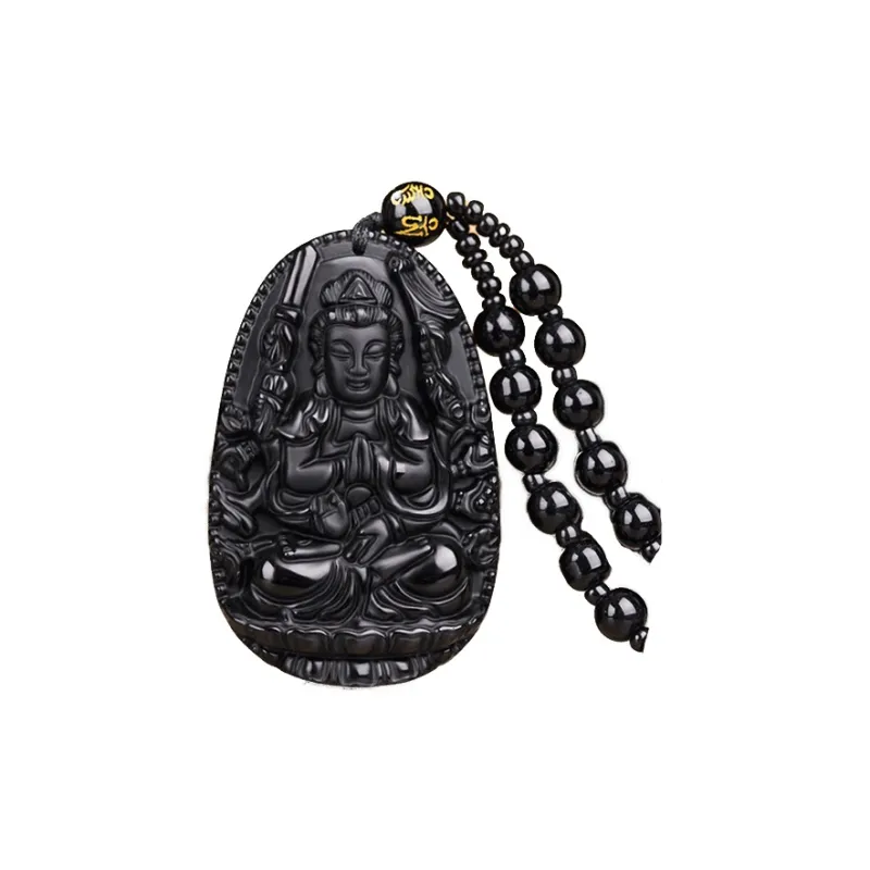 GUDUD Obsidian Necklaces Unisex-0