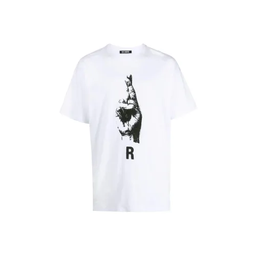 RAF SIMONS Hand Sign print T shirt