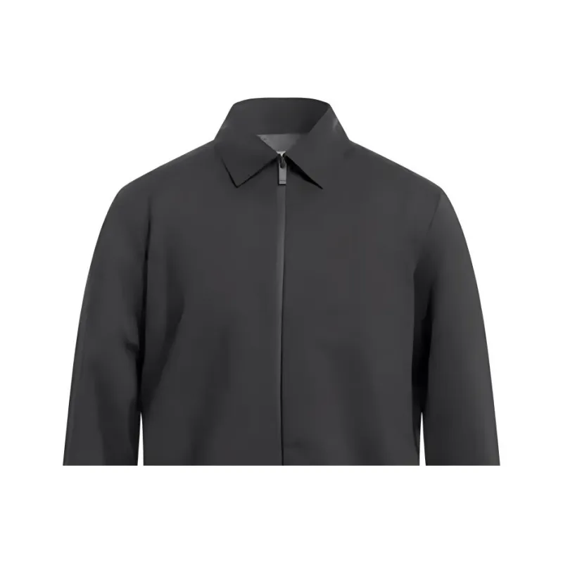 Zzegna Jackets & Coats Men's Black-4