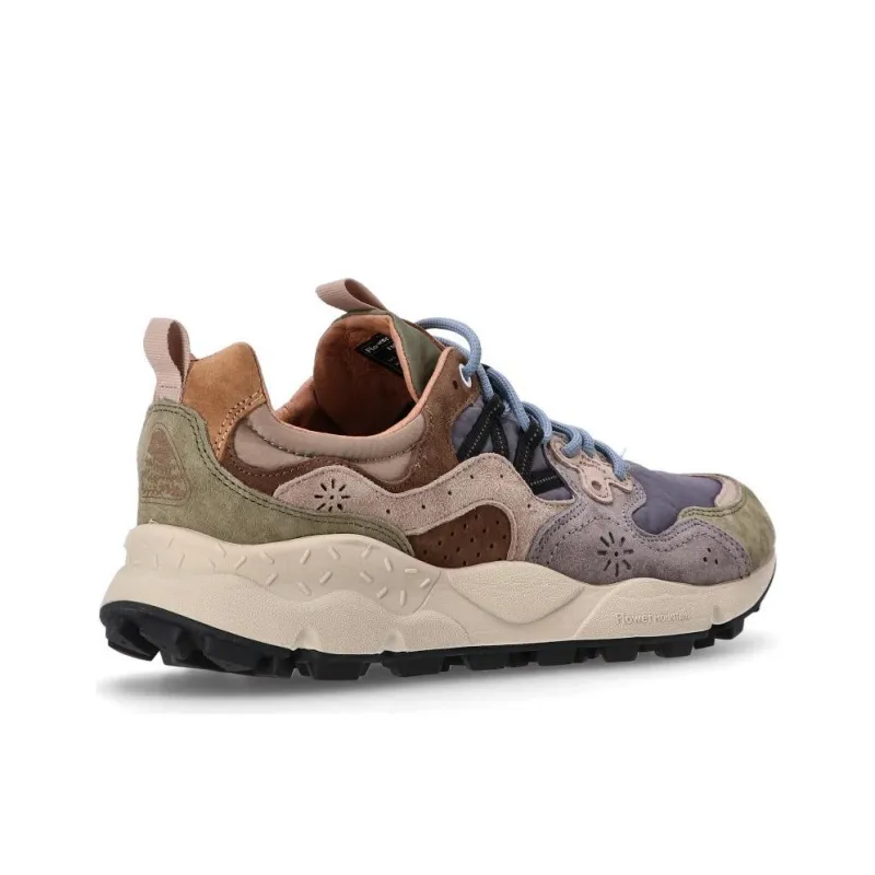 FLOWER MOUNTAIN Yamano 3 Man Low Top Casual Shoes Men's Purple Pink-3