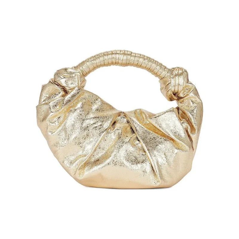 SIMON MILLER Leather Handbag Women's Gold-2