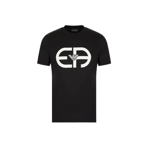 EMPORIO ARMANI SS22 T Shirt Men's Black