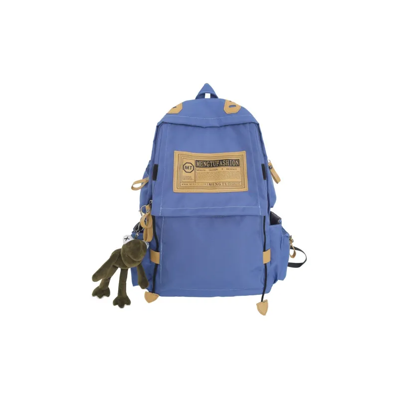 Travel Oxford Backpack Unisex Black/Red/Khaki/Blue-8