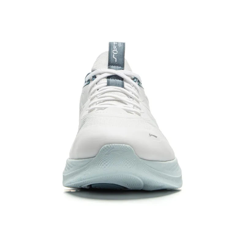 LiNing Soft Go 2 V4 Anti Slip Wear Resistant Low Top Casual Shoes Men's White-4