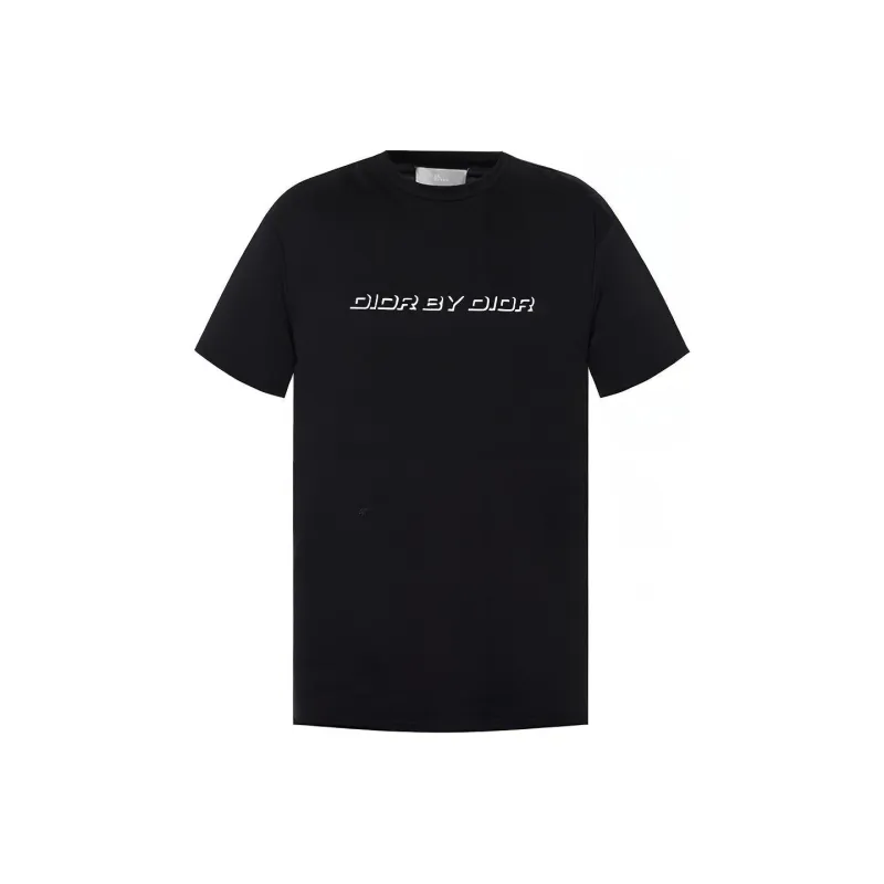DIOR Quarterly New Products T Shirts Men Black-0