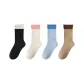 [4 Pack/Lightweight Sportswear]Black White+White Pink+Blue+Brown