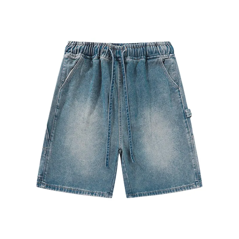 KVIV Denim Shorts Men's Light Blue Main Editor's Recommendation-5